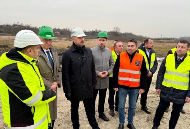 Lucrările la Podul de Flori de peste Prut continuă cu ritm susținut pe ambele maluri
