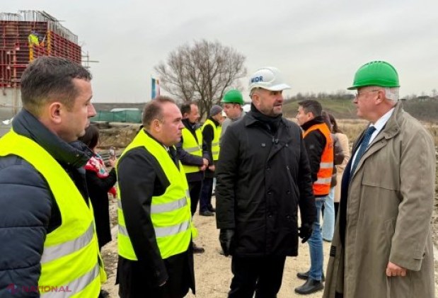 Lucrările la Podul de Flori de peste Prut continuă cu ritm susținut pe ambele maluri