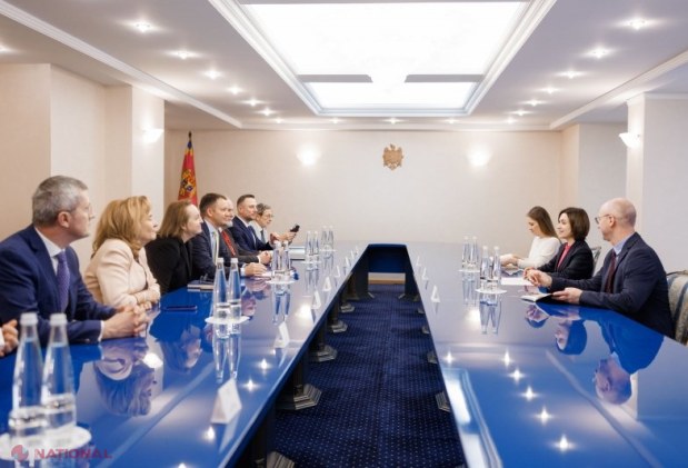 Maia Sandu discută cu eurodeputații despre drumul european al Republicii Moldova și sprijinul de 1,9 miliarde de euro pentru economie
