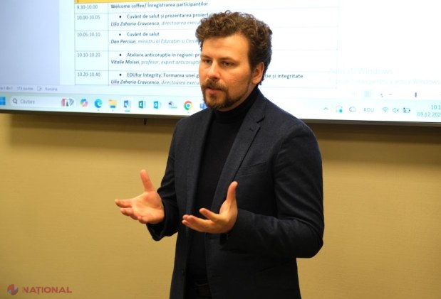 Dan Perciun subliniază toleranța zero față de corupție la evenimentul „EDU for Integrity” organizat de Transparency International