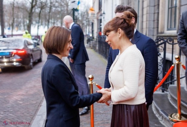Maia Sandu întărește relațiile cu Olanda și discută viitorul european al Moldovei la Haga