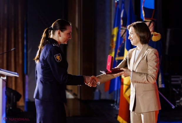 Maia Sandu recunoaște rolul esențial al Poliției Naționale în apărarea democrației și securității Republicii Moldova
