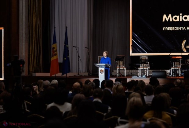 Maia Sandu onorează excelența academică la Gala Olimpicilor 2025: 45 de medalii pentru elevii din Republica Moldova