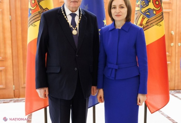 Maia Sandu a premiat cetățeni de onoare pentru contribuții remarcabile în diverse domenii