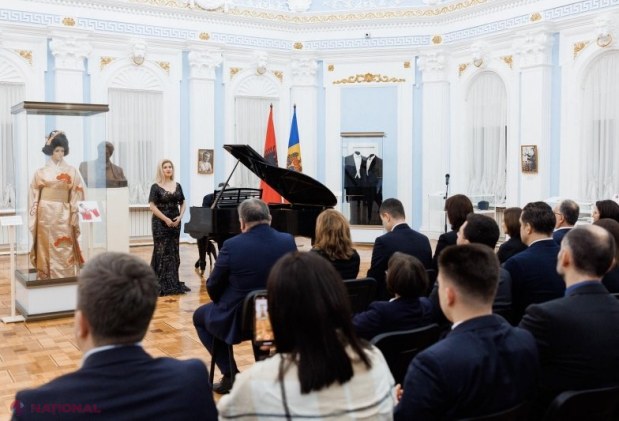 Maia Sandu, la concertul dedicat vizitei oficiale a președintelui Albaniei la Chișinău