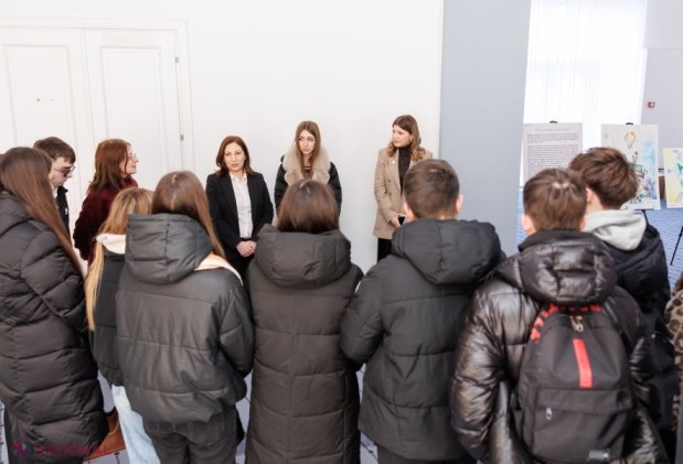 Lucrările elevilor despre școala incluzivă, expuse la Guvernul Republicii Moldova până la 22 ianuarie