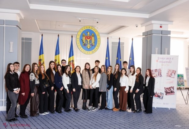 Lucrările elevilor despre școala incluzivă, expuse la Guvernul Republicii Moldova până la 22 ianuarie