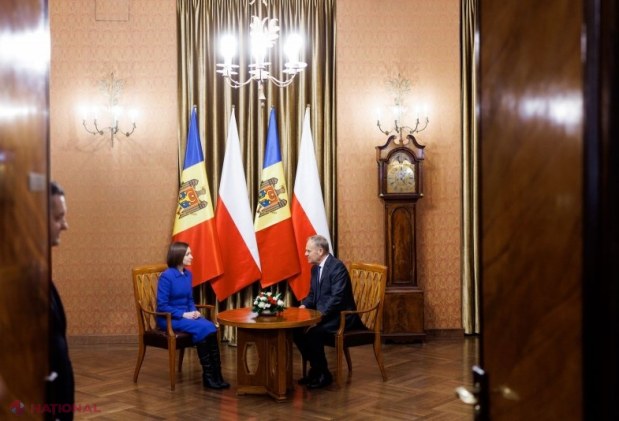 Maia Sandu, vizită oficială la Varșovia: consolidarea parteneriatului moldo-polonez, sprijin pentru aderarea la UE și cooperare în domeniul apărării