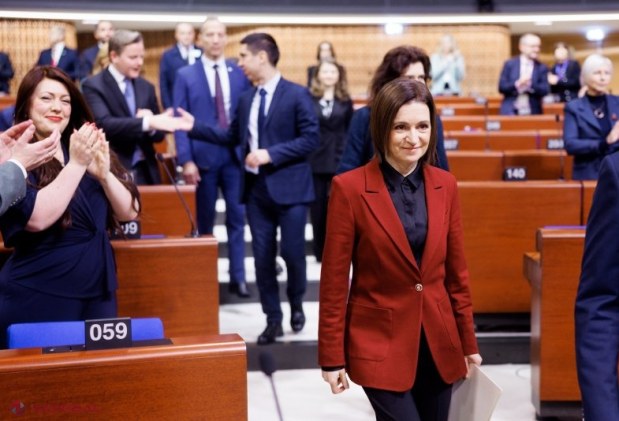 Maia Sandu avertizează la Strasbourg: Europa, prinsă între războiul din Ucraina și războiul hibrid împotriva democrațiilor