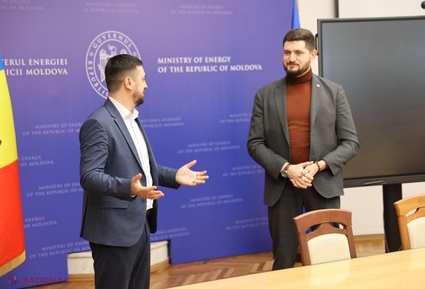 Dorin Junghietu îl prezintă pe Vitalie Mîța, noul secretar de stat la Ministerul Energiei, cu misiunea de a continua reformele din sectorul energetic