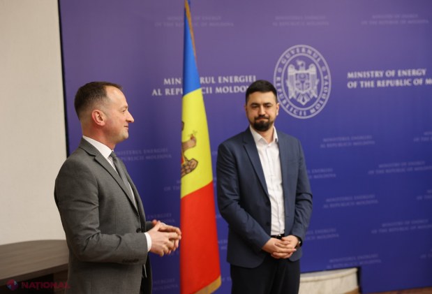 Dorin Junghietu îl prezintă pe Vitalie Mîța, noul secretar de stat la Ministerul Energiei, cu misiunea de a continua reformele din sectorul energetic