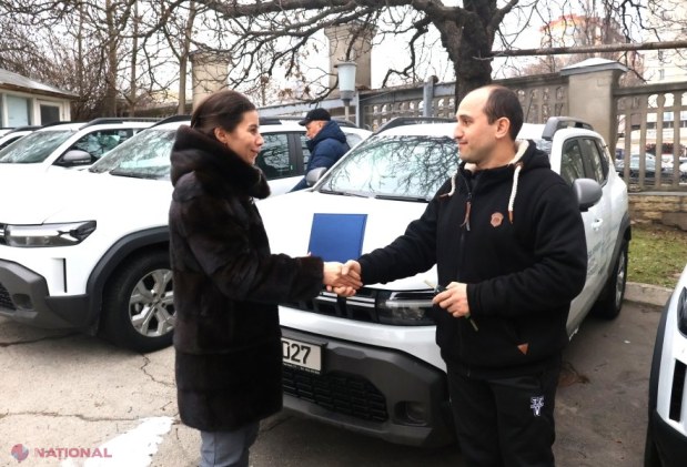 Noi automobile pentru echipele de asistență psihopedagogică, pentru sprijinirea copiilor cu cerințe speciale din opt raioane