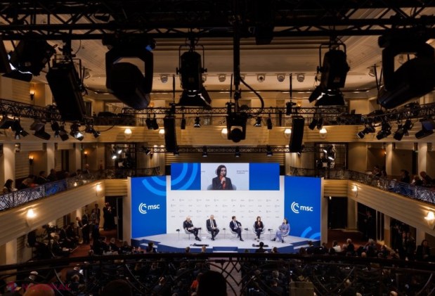 Maia Sandu, la Conferința de Securitate de la München: „Moldova poate fi în prima linie a războiului hibrid purtat de Rusia, dar locul ei este în Uniunea Europeană”