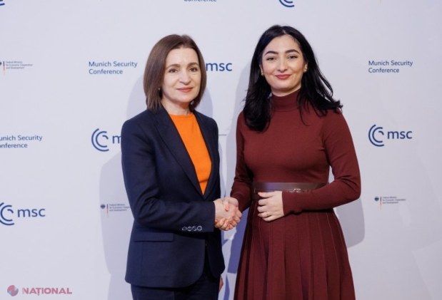 Maia Sandu, la Conferința de Securitate de la München: „Moldova poate fi în prima linie a războiului hibrid purtat de Rusia, dar locul ei este în Uniunea Europeană”