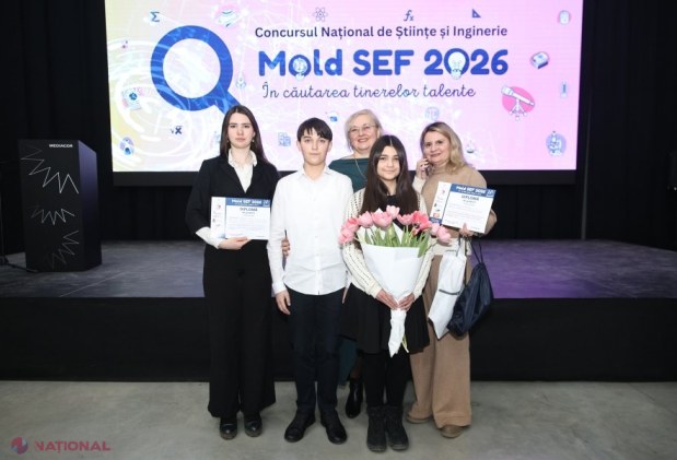 Elevii talentați ai Moldovei, premiați la Concursul Național de Științe și Inginerie „Mold SEF 2026”