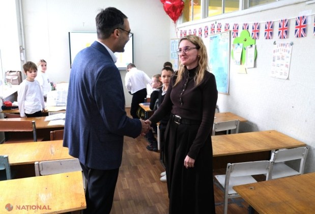 Cinci noi clase pentru elevii refugiați din Ucraina la Gimnaziul „Taras Șevcenko” din Chișinău
