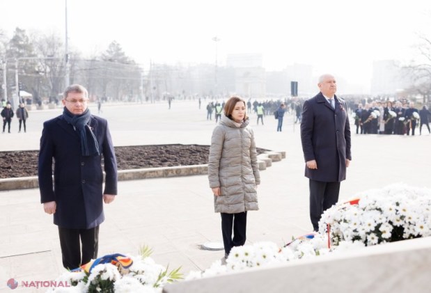 Maia Sandu, la Marșul Memoriei: „Cerem cu fermitate retragerea trupelor rusești și păstrăm vie flacăra libertății”