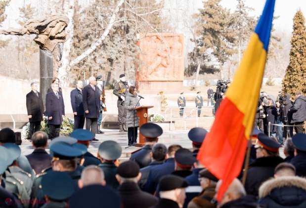 Maia Sandu, la Marșul Memoriei: „Cerem cu fermitate retragerea trupelor rusești și păstrăm vie flacăra libertății”