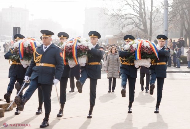 Maia Sandu, la Marșul Memoriei: „Cerem cu fermitate retragerea trupelor rusești și păstrăm vie flacăra libertății”