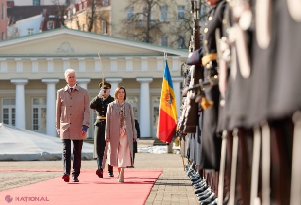 Maia Sandu, vizită oficială la Vilnius: sprijin lituanian pentru integrarea europeană a Moldovei și consolidarea parteneriatului bilateral