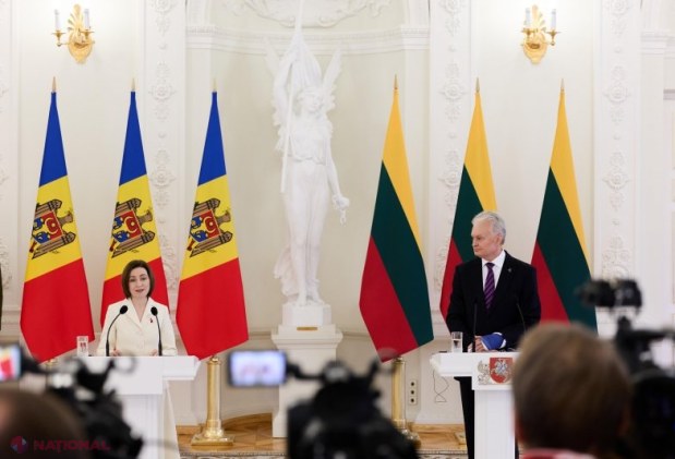 Maia Sandu, vizită oficială la Vilnius: sprijin lituanian pentru integrarea europeană a Moldovei și consolidarea parteneriatului bilateral