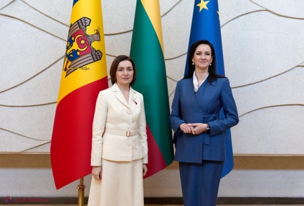 Maia Sandu, vizită oficială la Vilnius: sprijin lituanian pentru integrarea europeană a Moldovei și consolidarea parteneriatului bilateral