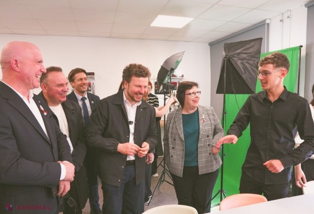 FabLab modern pentru educație STEAM inaugurat la Liceul „Mihai Eminescu” din Ungheni, parte a Rețelei Școlilor Model