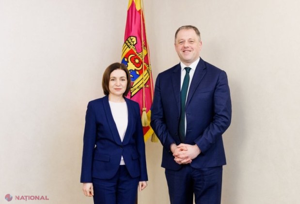 Maia Sandu discută cu ministrul irlandez Thomas Byrne despre aprofundarea relațiilor bilaterale și accelerarea integrării europene a Republicii Moldova