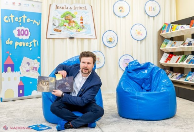 UNICEF extinde la nivel național programul „100 de povești citite”: 30.000 de cărți noi ajung în 1.200 de grădinițe pentru a încuraja lectura timpurie