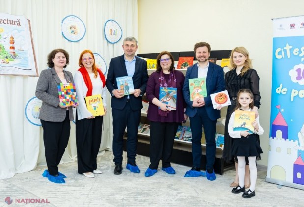 UNICEF extinde la nivel național programul „100 de povești citite”: 30.000 de cărți noi ajung în 1.200 de grădinițe pentru a încuraja lectura timpurie