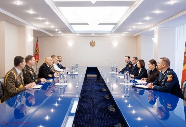 Maia Sandu discută la Chișinău cu președintele Comitetului Militar al NATO despre cooperarea în domeniul apărării și securității cibernetice