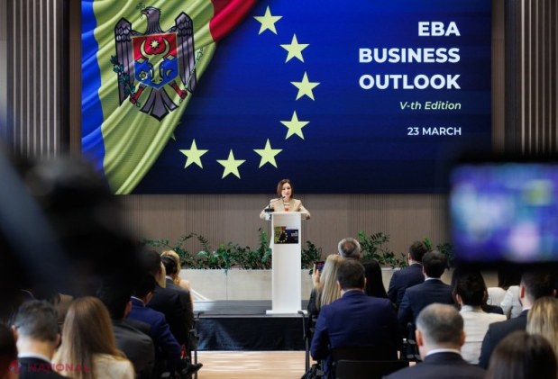 Maia Sandu, către mediul de afaceri: „Nu mai trăim într-o lume a stabilității, ci a incertitudinii. Cuvântul-cheie este adaptare”