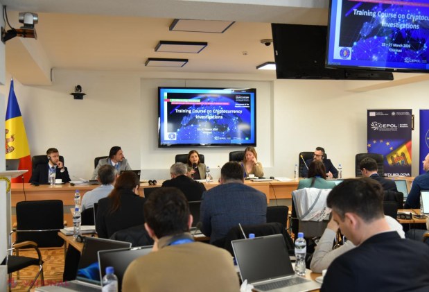 Polițiști și experți din Moldova instruiți cinci zile pentru investigarea tranzacțiilor cu criptomonede și combaterea criminalității financiare moderne