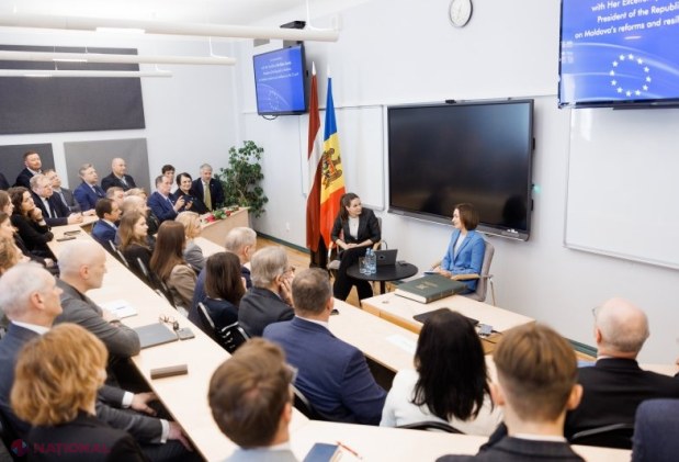 Maia Sandu, la Riga: sprijin ferm din partea Letoniei pentru aderarea rapidă a Moldovei la Uniunea Europeană