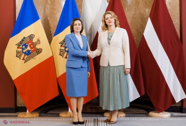 Maia Sandu, la Riga: sprijin ferm din partea Letoniei pentru aderarea rapidă a Moldovei la Uniunea Europeană