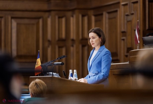 Maia Sandu, la Riga: sprijin ferm din partea Letoniei pentru aderarea rapidă a Moldovei la Uniunea Europeană