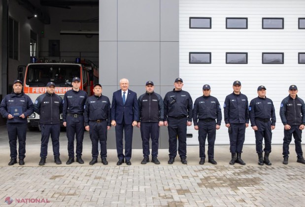 Premierul Alexandru Munteanu a vizitat remiza modernă de salvatori și pompieri din Ocnița, construită cu sprijinul SUA