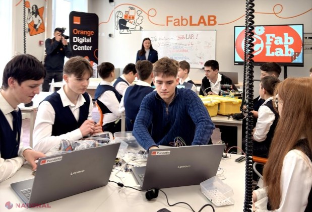 Laborator modern de fabricație digitală la Liceul „Alexei Mateevici” din Șoldănești, cu sprijinul Fundației Orange Moldova