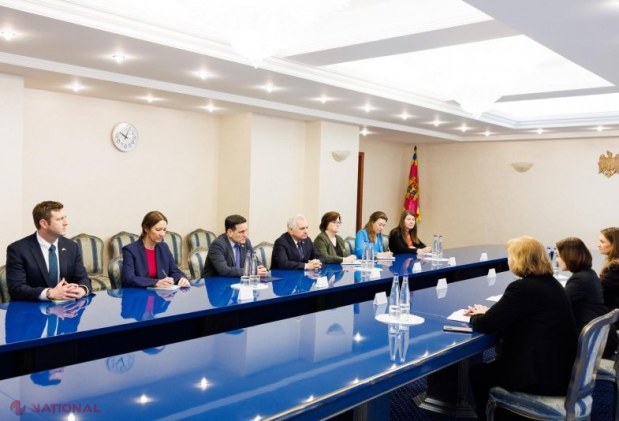 Maia Sandu discută cu senatorul american Jack Reed despre securitatea Republicii Moldova și integrarea europeană
