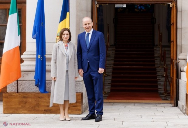 Transformarea Irlandei după aderarea la UE, model pentru integrarea europeană a Moldovei, subliniată de Maia Sandu la Dublin
