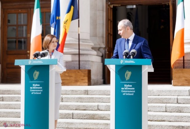 Transformarea Irlandei după aderarea la UE, model pentru integrarea europeană a Moldovei, subliniată de Maia Sandu la Dublin