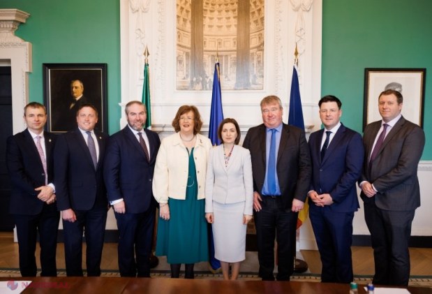Transformarea Irlandei după aderarea la UE, model pentru integrarea europeană a Moldovei, subliniată de Maia Sandu la Dublin