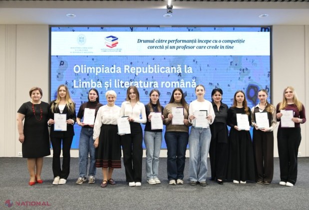 40 de elevi distinși la Olimpiada Republicană de Limba română pentru minorități naționale, găzduită de Universitatea „Ion Creangă”