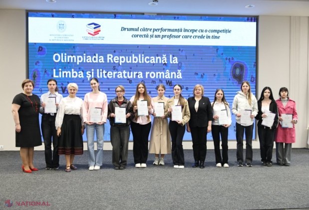 40 de elevi distinși la Olimpiada Republicană de Limba română pentru minorități naționale, găzduită de Universitatea „Ion Creangă”