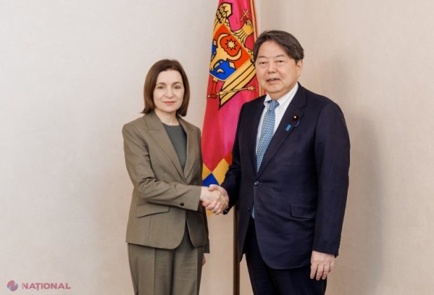 Maia Sandu discută la Chișinău cu ministrul japonez Hayashi despre cooperare bilaterală, securitate și transformare digitală