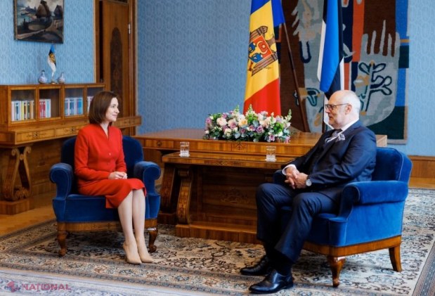 Maia Sandu, la Tallinn: Estonia deschide ambasadă la Chișinău și își întărește sprijinul pentru aderarea Moldovei la UE