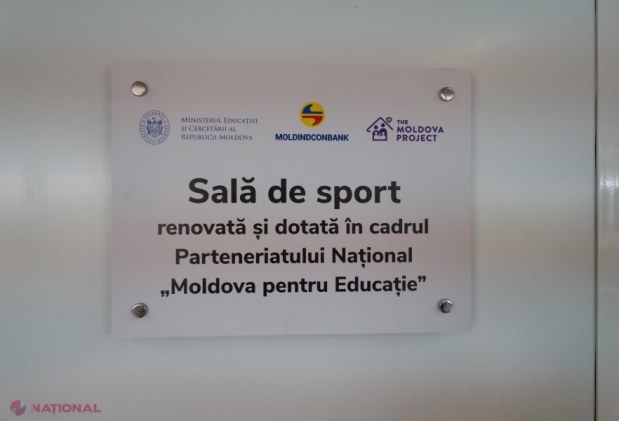 Sală de sport modernizată de 5,4 milioane de lei la Liceul „Ivan Vazov” din Taraclia