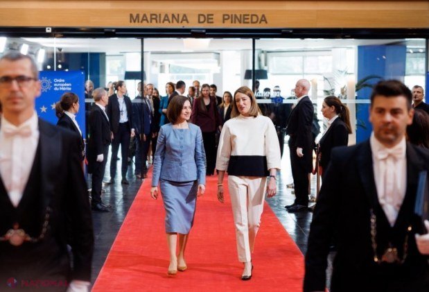 Maia Sandu, la Strasbourg: sprijin reînnoit pentru aderarea Moldovei la UE și Ordinul European de Merit pentru parcursul european
