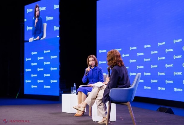 Maia Sandu, premiată la Forumul GLOBSEC de la Praga pentru apărarea democrației și parcursul european al Moldovei