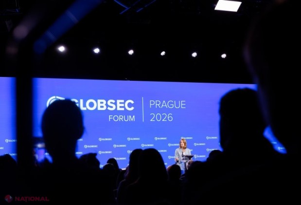 Maia Sandu, premiată la Forumul GLOBSEC de la Praga pentru apărarea democrației și parcursul european al Moldovei
